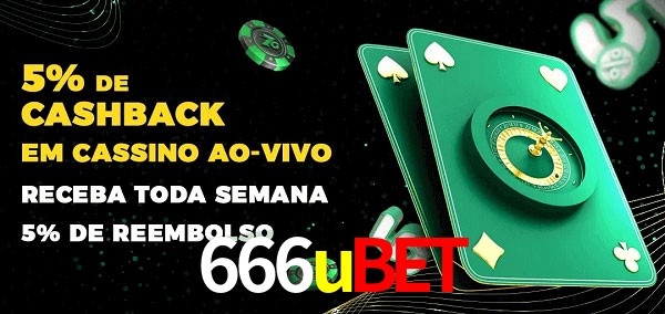 Promoções do cassino ao Vivo 666ubet